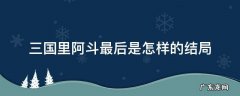 三国里阿斗最后是怎样的结局