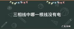 三相线中哪一根线没有电