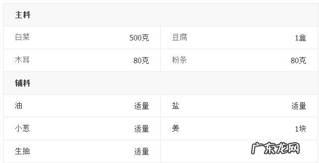 白菜粉条炖豆腐怎么做好吃又简单 白菜粉条炖豆腐的做法图文教程