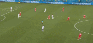 GIF-米特洛维奇头球破门 塞尔维亚VS瑞士