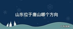山东位于唐山哪个方向