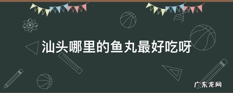汕头哪里的鱼丸最好吃呀