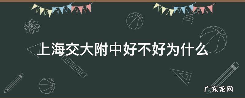 上海交大附中好不好为什么