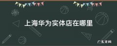 上海华为实体店在哪里