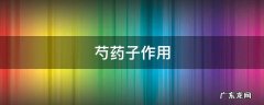 芍药子作用