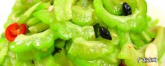 炒苦瓜的做法,牛肉炒苦瓜的做法