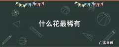 什么花最稀有
