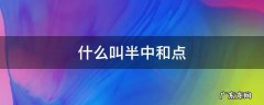 什么叫半中和点