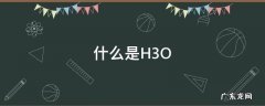 什么是H3O