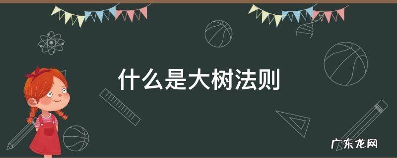什么是大树法则