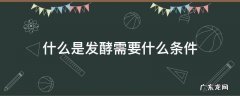 什么是发酵需要什么条件
