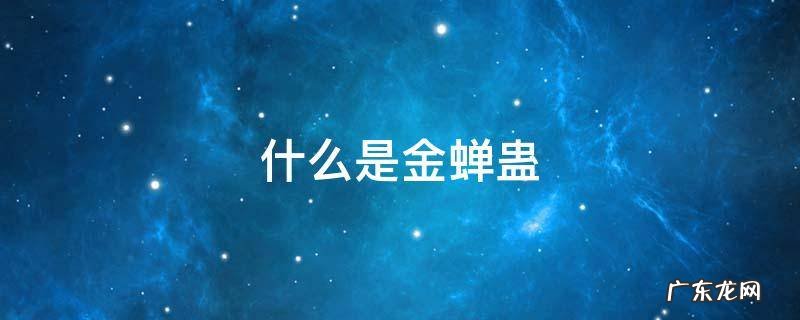 什么是金蝉蛊