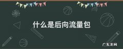 什么是后向流量包