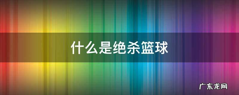什么是绝杀篮球
