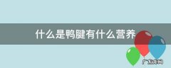 什么是鸭腱有什么营养