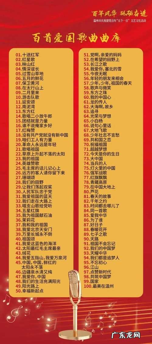 2021最火十首爱国歌曲