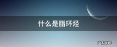 什么是脂环烃