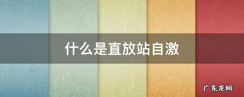 什么是直放站自激