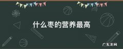 什么枣的营养最高