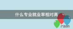 什么专业就业率相对高