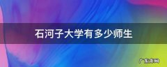 石河子大学有多少师生
