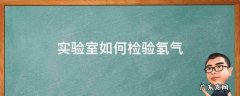 实验室如何检验氢气