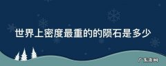 世界上密度最重的的陨石是多少