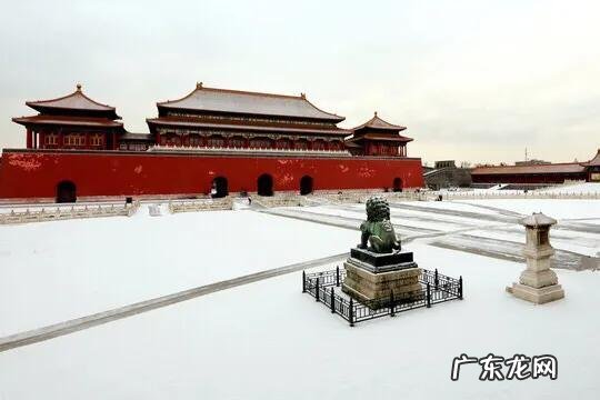 故宫雪景地图