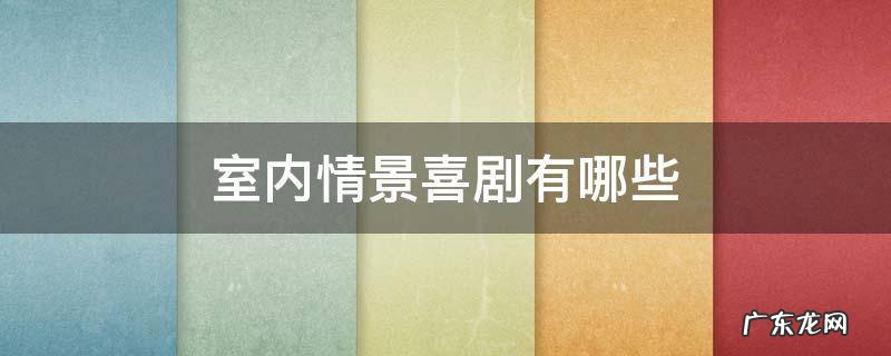 室内情景喜剧有哪些