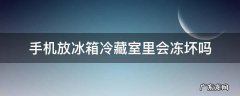 手机放冰箱冷藏室里会冻坏吗