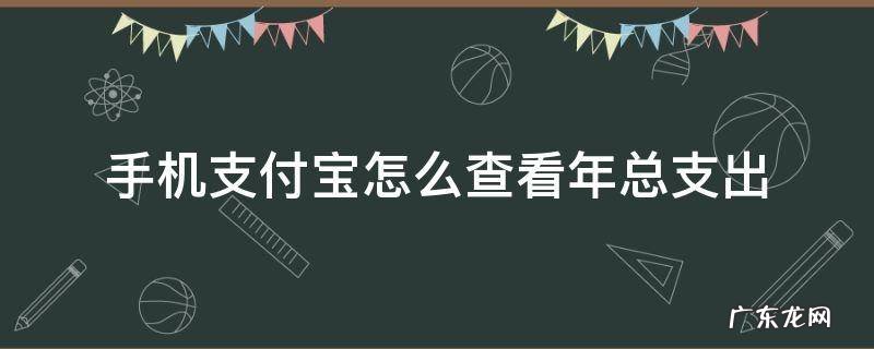 手机支付宝怎么查看年总支出