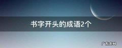 书字开头的成语2个