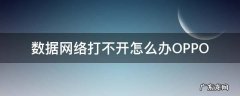 数据网络打不开怎么办OPPO