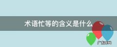 术语忙等的含义是什么