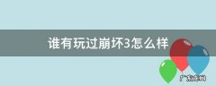 谁有玩过崩坏3怎么样