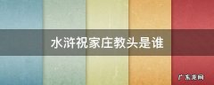 水浒祝家庄教头是谁