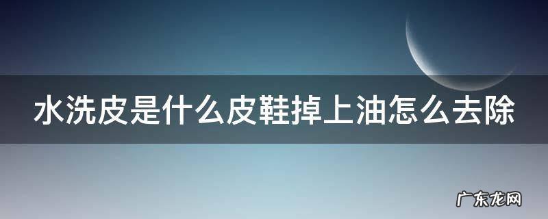 水洗皮是什么皮鞋掉上油怎么去除