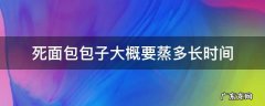 死面包包子大概要蒸多长时间