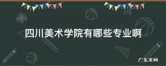 四川美术学院有哪些专业啊