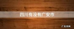 四川有没有广安市