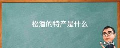 松潘的特产是什么