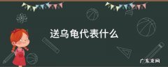 送乌龟代表什么