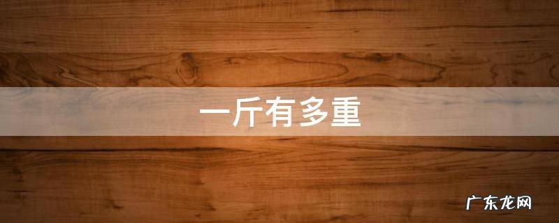 一斤有多重,宋朝一斤有多重