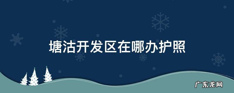 塘沽开发区在哪办护照