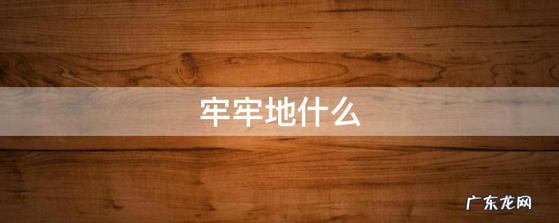 牢牢地什么,牢牢地什么填动词