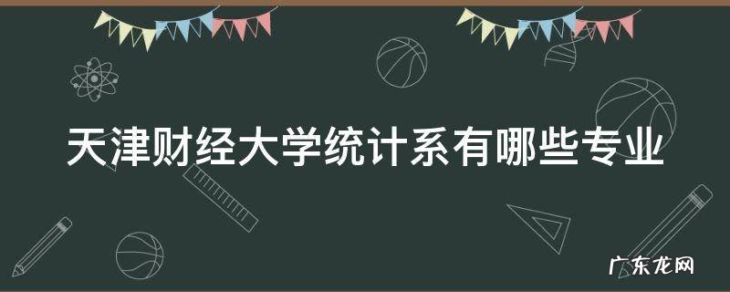 天津财经大学统计系有哪些专业