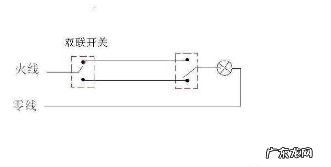 双控单开开关怎么布线