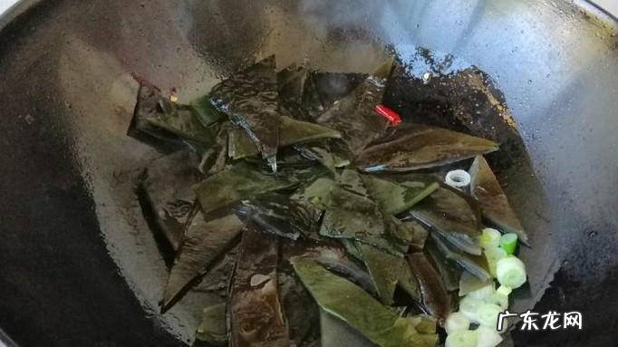 素炒海带油菜的做法