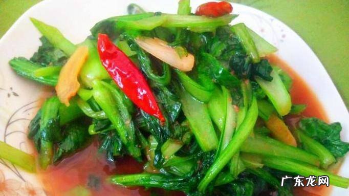 蟹籽酱扒油菜怎么做