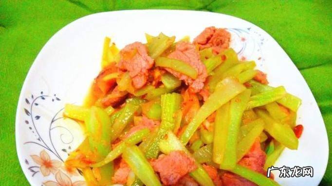 怎么做营养美味的莴苣炒肉健康莴苣家常做法